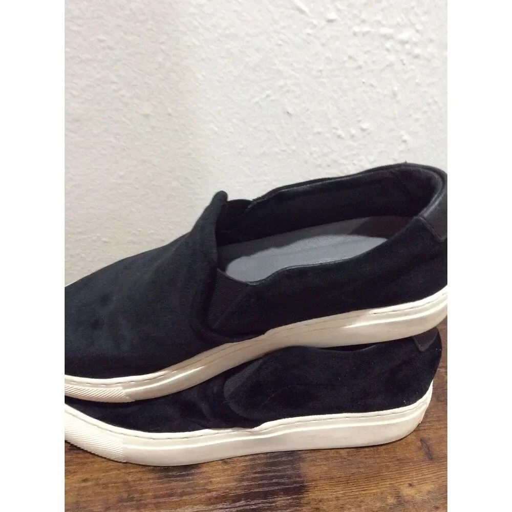 Woman Skechers Velveteen VNC Shoe Slip-on classic sneaker 49933/Black Size 7.5